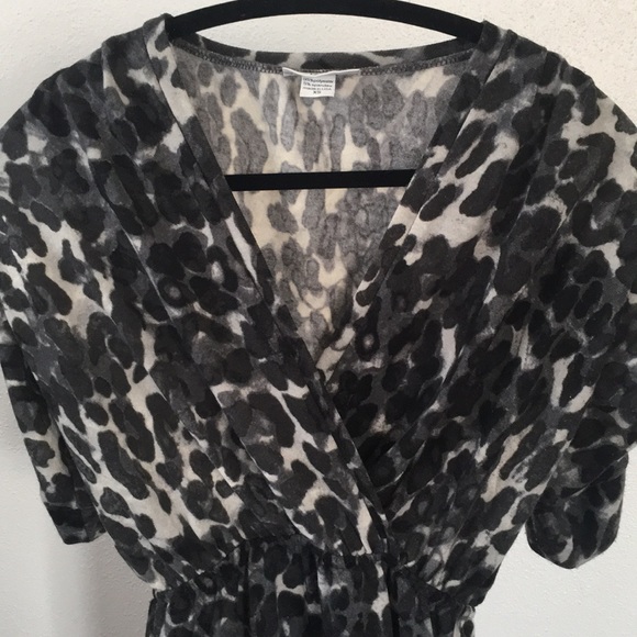 Bar lll gray/black leopard print dress - Picture 4 of 4